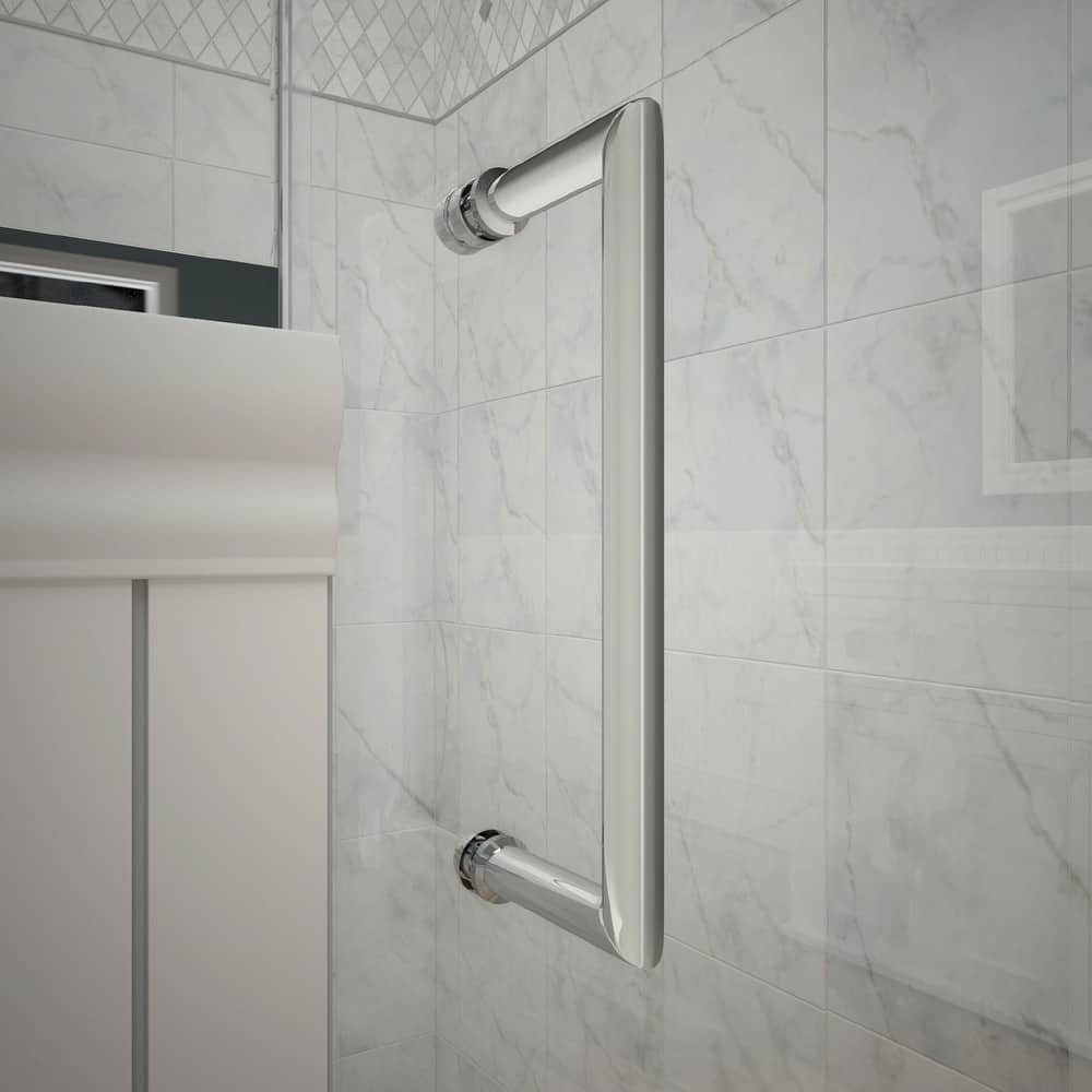 DreamLine Unidoor 29 in. W x 72 in. H Frameless Hinged Shower Door - 29" W