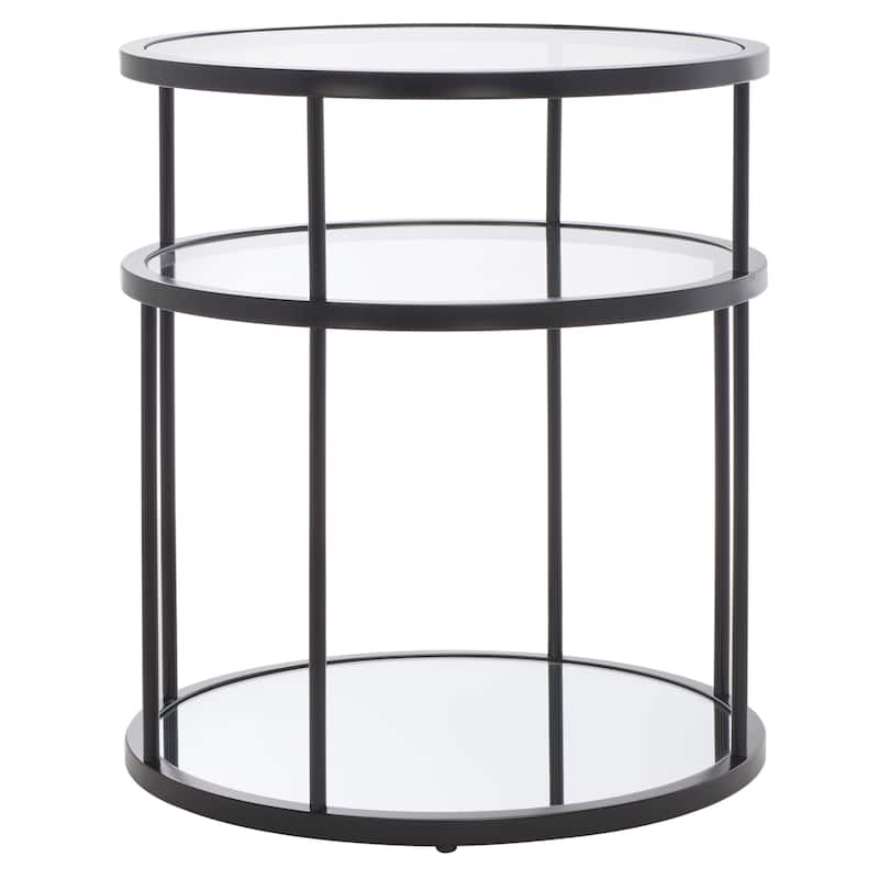 SAFAVIEH Zada 3 Shelf Accent Table - 20" L x 20" D x 23" H - 20Wx20Dx23H