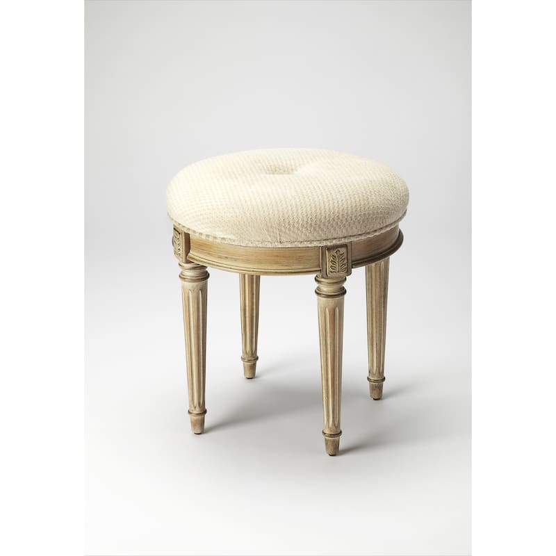 Handmade Driftwood Finish Vanity Stool
