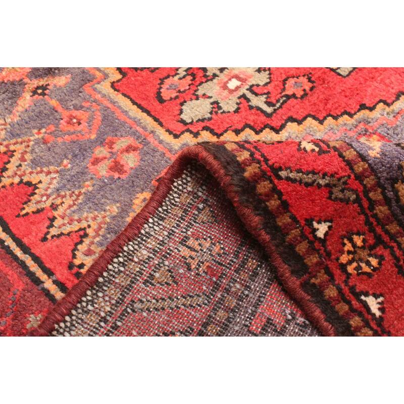 ECARPETGALLERY Hand-knotted Andelz Red Wool Rug - 3'11 x 6'6