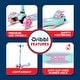preview thumbnail 55 of 94, 3-Wheel Kids Scooter - Lean-to-Steer Technology, Adjustable Height Handlebar Wide Anti-Slip Deck, Scooter for Boys Girls Ages 3+