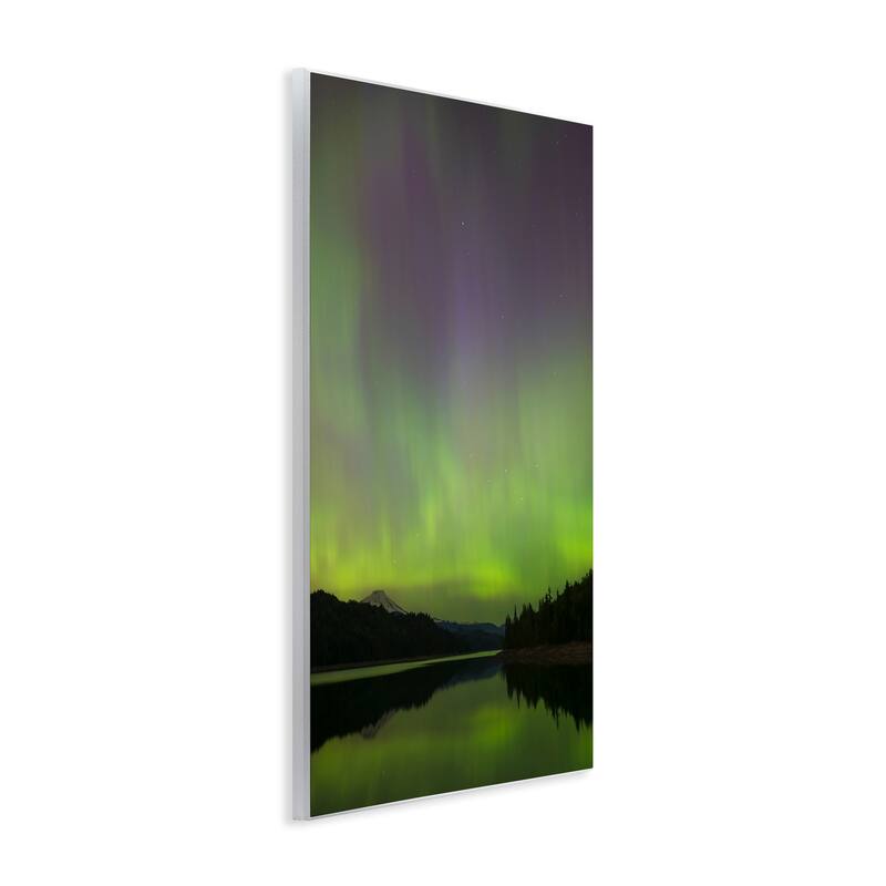 Stupell Green Aurora Landscape Wall Plaque Art Design By Nancy Crowell