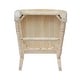 preview thumbnail 8 of 10, International Concepts Solid Wood Versailles Side Chairs - Set of 2