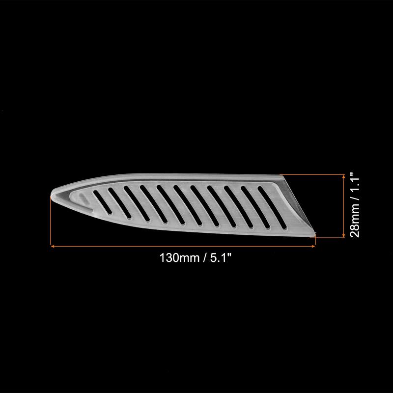 2Pcs PP Kitchen Knife Sheath Cover Sleeves for Paring Knife, White - 5 inch