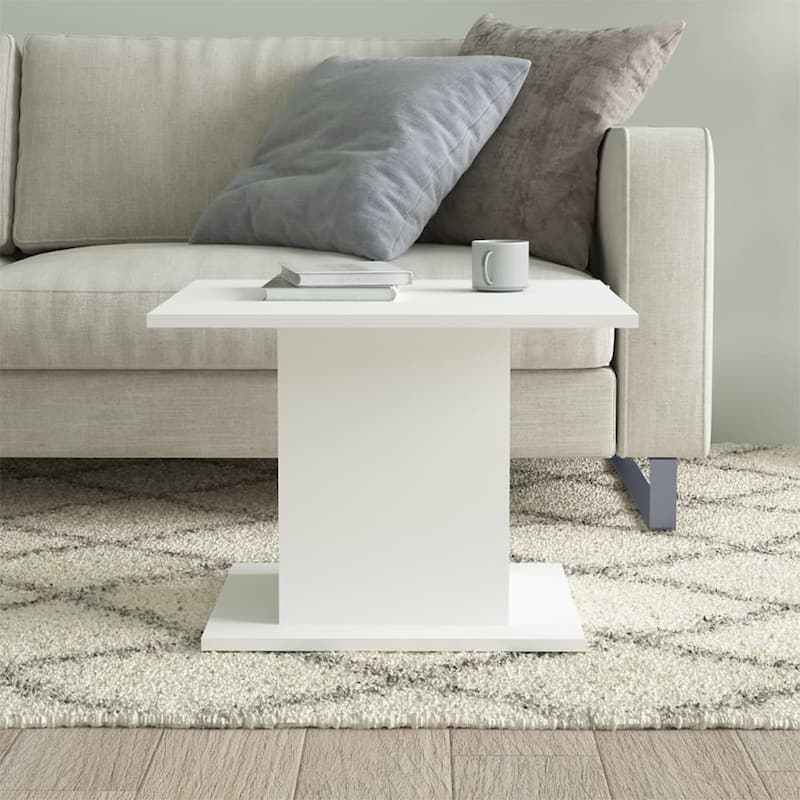 vidaXL Coffee Table End Table Sofa Table Living Room Furniture Engineered Wood - 21.9"x21.9"x15.7"