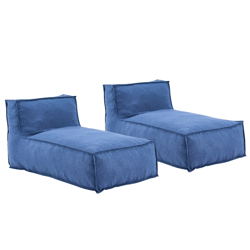 Christopher Knight Home - Artemisia Outdoor Foam Bean Bag Lounge Chair (Set of 2)