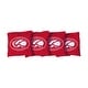 preview thumbnail 1 of 1, Cincinnati Clermont Cougars Red Cornhole Bags All-Weather Resin Filled