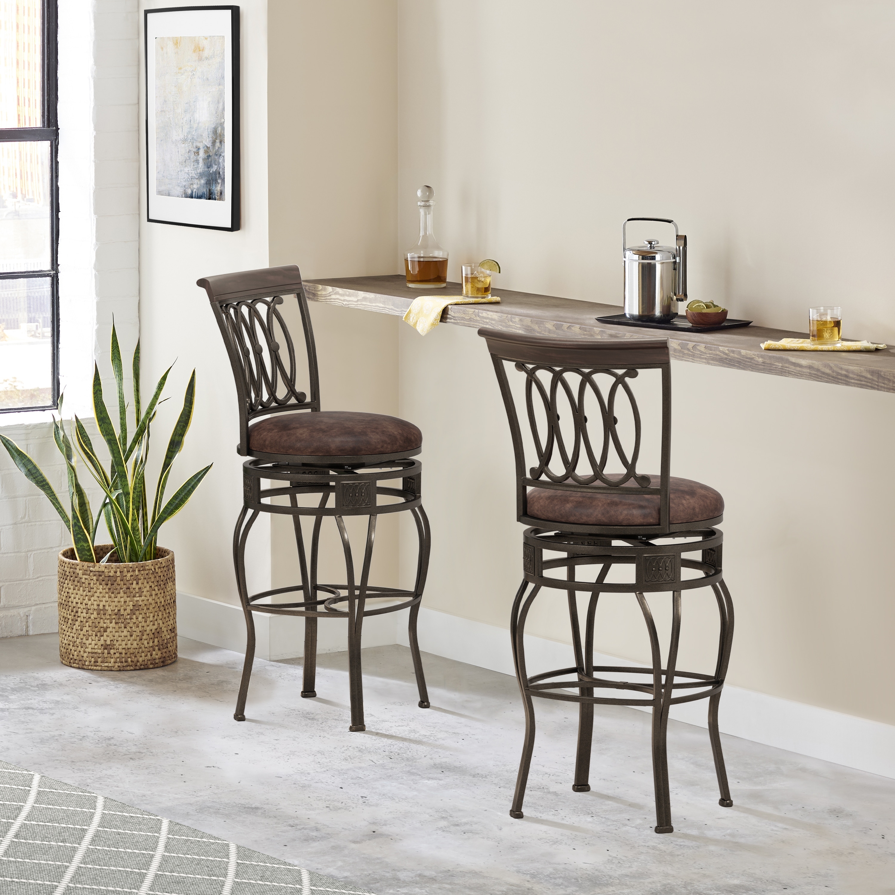 Hillsdale montello clearance swivel stool