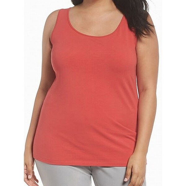NIC + ZOE Red Perfect Scoop Neck Women's Size 3X Plus Tank Top