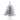 Vickerman Silver Plastic 3-foot Silver Tinsel Fir Unlit Artificial Christmas Tree
