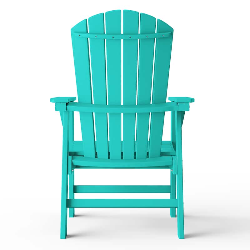 Altura Hdpe All Weather Outdoor Patio Adirondack Dining Chair