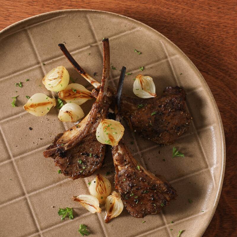 Gisbon Elite Butterwick 12 Piece Plates and Bowls Stoneware Dinnerware Set - Reactive Glaze Patterned Dishes