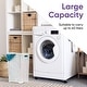 preview thumbnail 7 of 23, Superio Plastic Wicker Laundry Hamper with Lid Large Capacity - Capacity: 60l