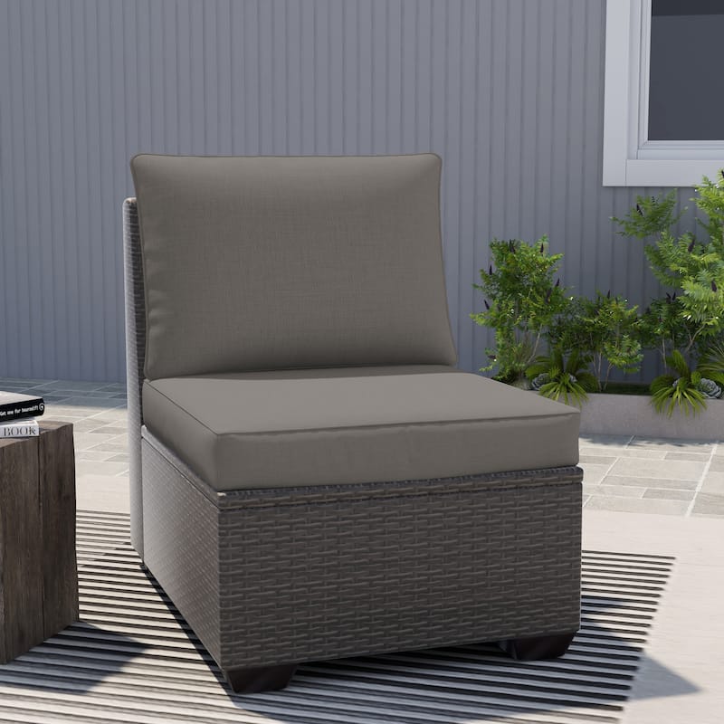 23-inch Outdoor Deep Seat Chair Cushion - Sunbrella- Coffee