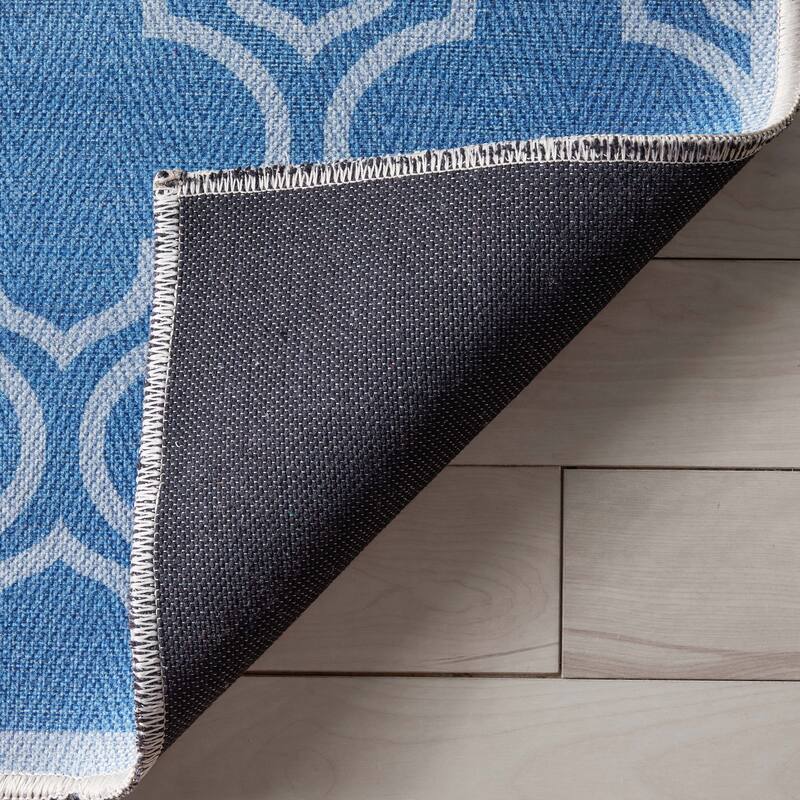 Well Woven Apollo Lattice Moroccan Machine Washable Area Rug