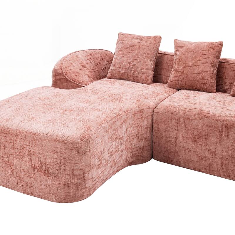 L-shaped Compressed Sofa that Goes Well with Any Living Room
