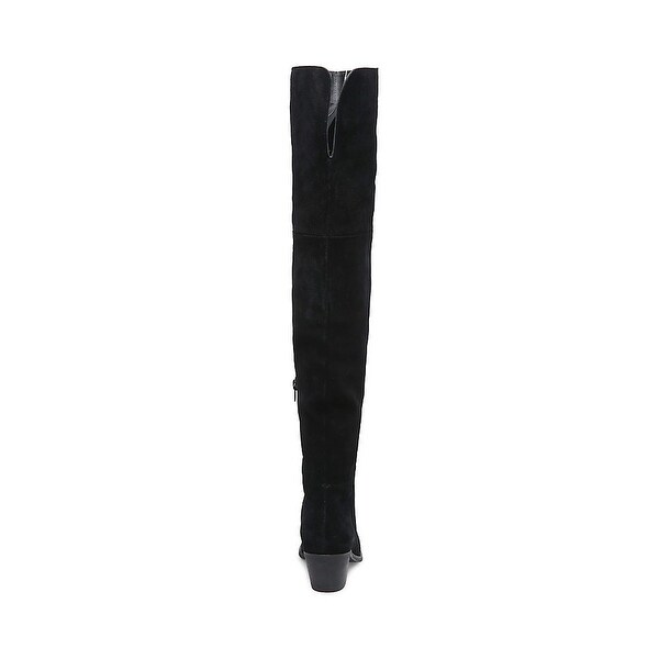 steve madden lucca black suede