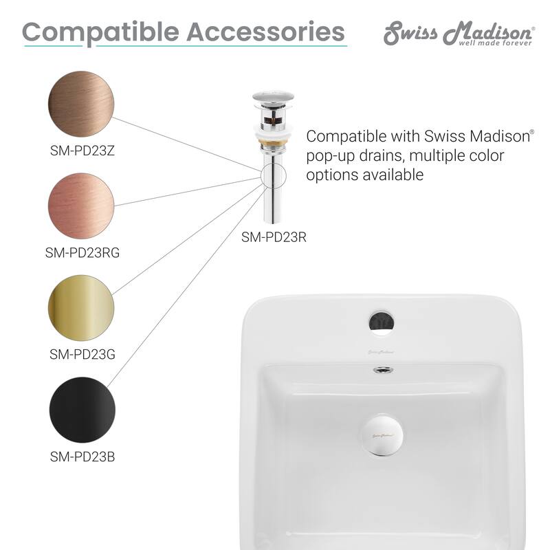 Concorde One Piece Pedestal Sink