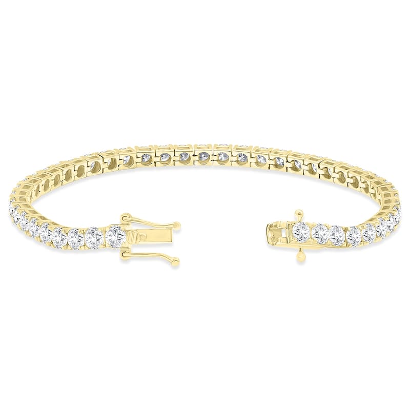 Marquee 10 Carat TW Diamond Tennis Bracelet in 14K Yellow Gold