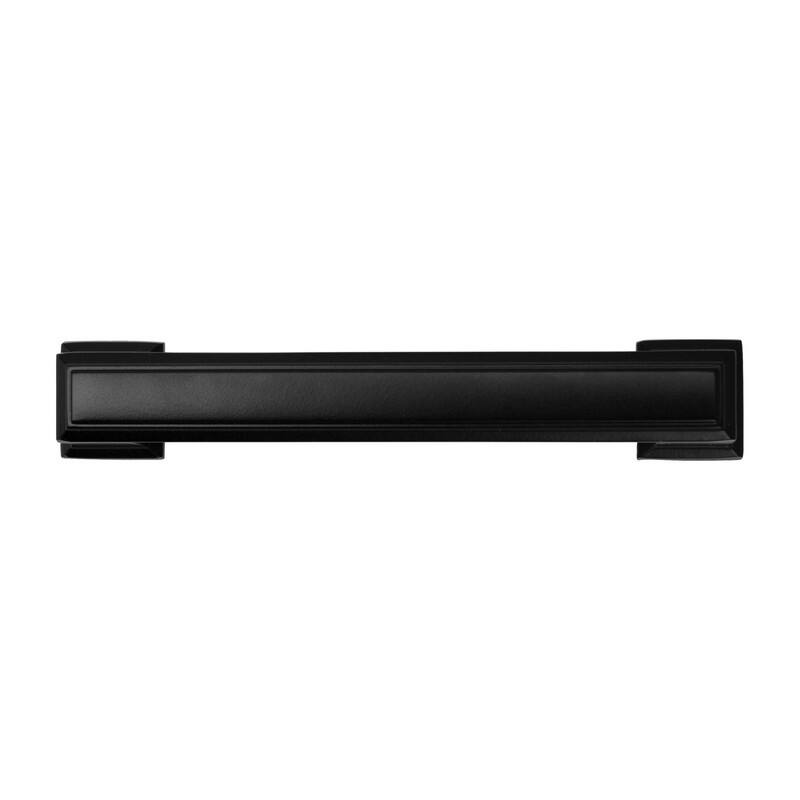 Utopia Alley Dover Pull Handle -Decorative Drawer Black Drop Pull Handles, 3.78" Center to Center