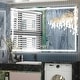 preview thumbnail 20 of 52, LED Bathroom Vanity Mirror Wall Mounted with Double Light Strip, 3-Color Dimmable, Anti-Fog, HD Tempered Glass, UL-Listed, ETL