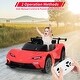 preview thumbnail 13 of 19, Ride on Sports Car, 12V 7AH Battery Powered Electric Ride on Car with Remote Control