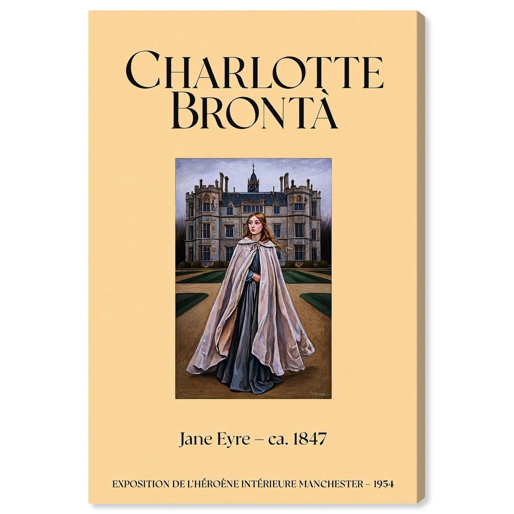 Protagonist of Jane Eyre Canvas by Art Remedy, Gallery Wrapped