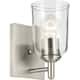Option Brushed Nickel / Clear