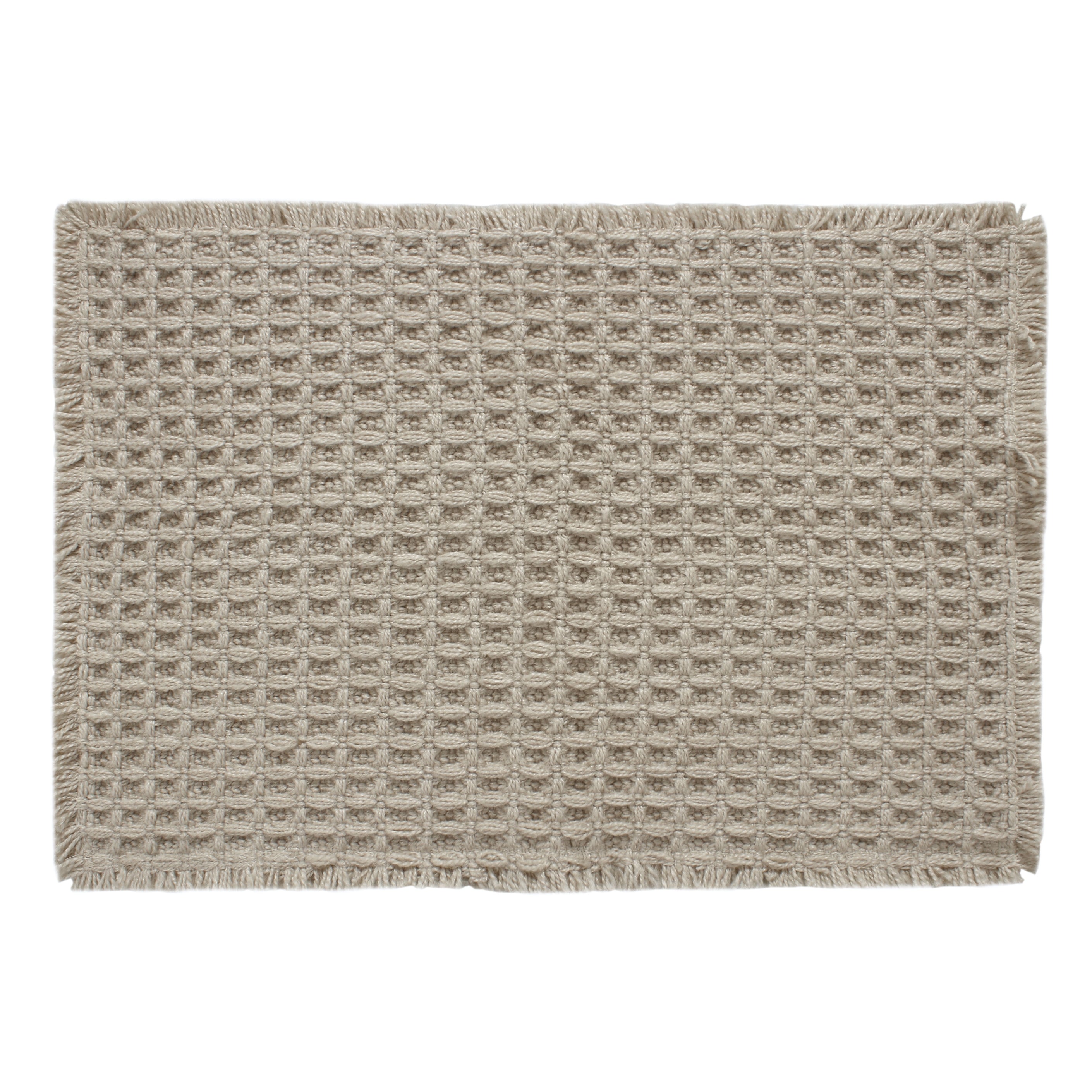 Belgian Waffle Recycled Polyester Eco-Friendly Bath Rug