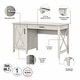 preview thumbnail 65 of 68, Key West 54W Computer Desk with Cabinet and Bookcase by Bush Furniture