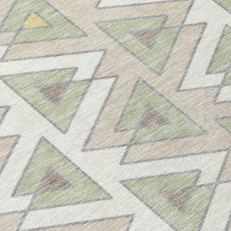 Machine Washable Indoor/ Outdoor Global Lyons Chantille Rug