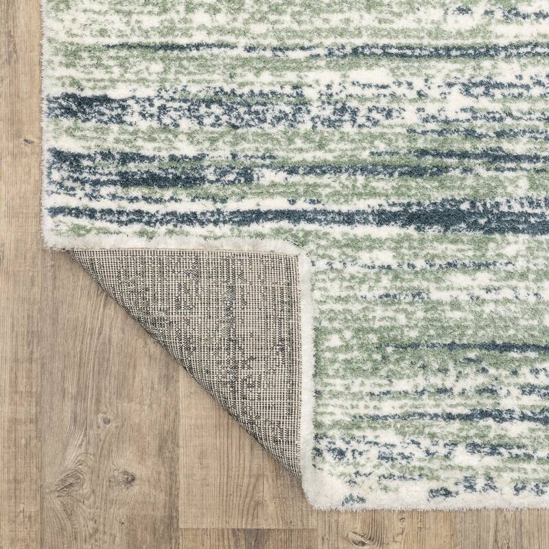 Style Haven Genoa Distressed Stripe Area Rug