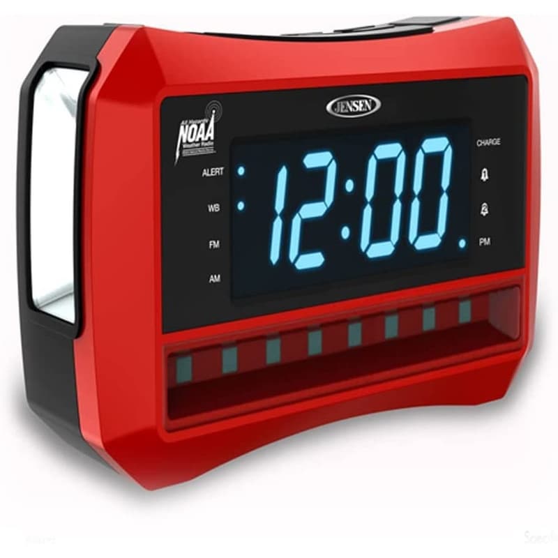 Jensen Digital AM/FM Weather Band Alarm Clock Radi...