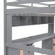 preview thumbnail 26 of 24, Full Size Loft Bed with All-in-One Desk and Shelf, Solid Wood Loft Bed with 4 Storage Drawers and Charging Station