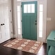 preview thumbnail 145 of 173, Gertmenian Crystal Print Soft Flat Pile Polyester Slip Resistant Washable Indoor Printed Area Rug Collection
