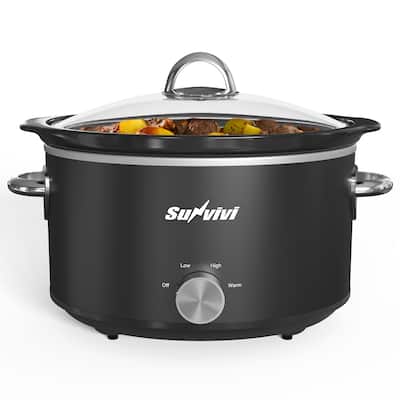 4 Quart Slow Cooker with 3 Heating Settings