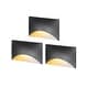 preview thumbnail 1 of 8, 3 Pack 5CCT 120V LED Step Lights, Dimmable Stair Lights IP65 Waterproof, Aluminum Shell, Anti-Glare, CRI90 Black