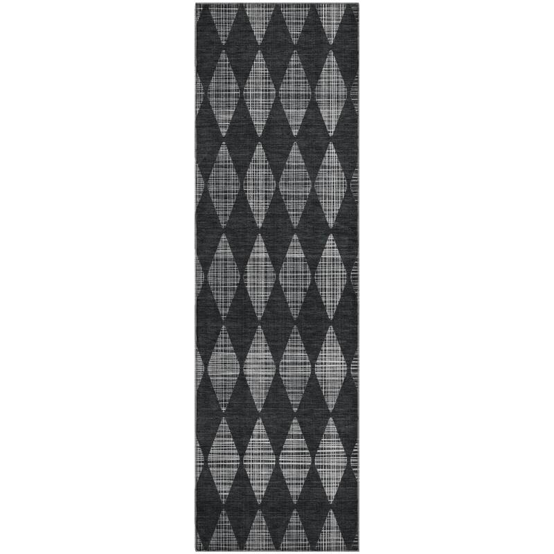 Premium Washable Super Soft Modern Diamond Mayfield Rug