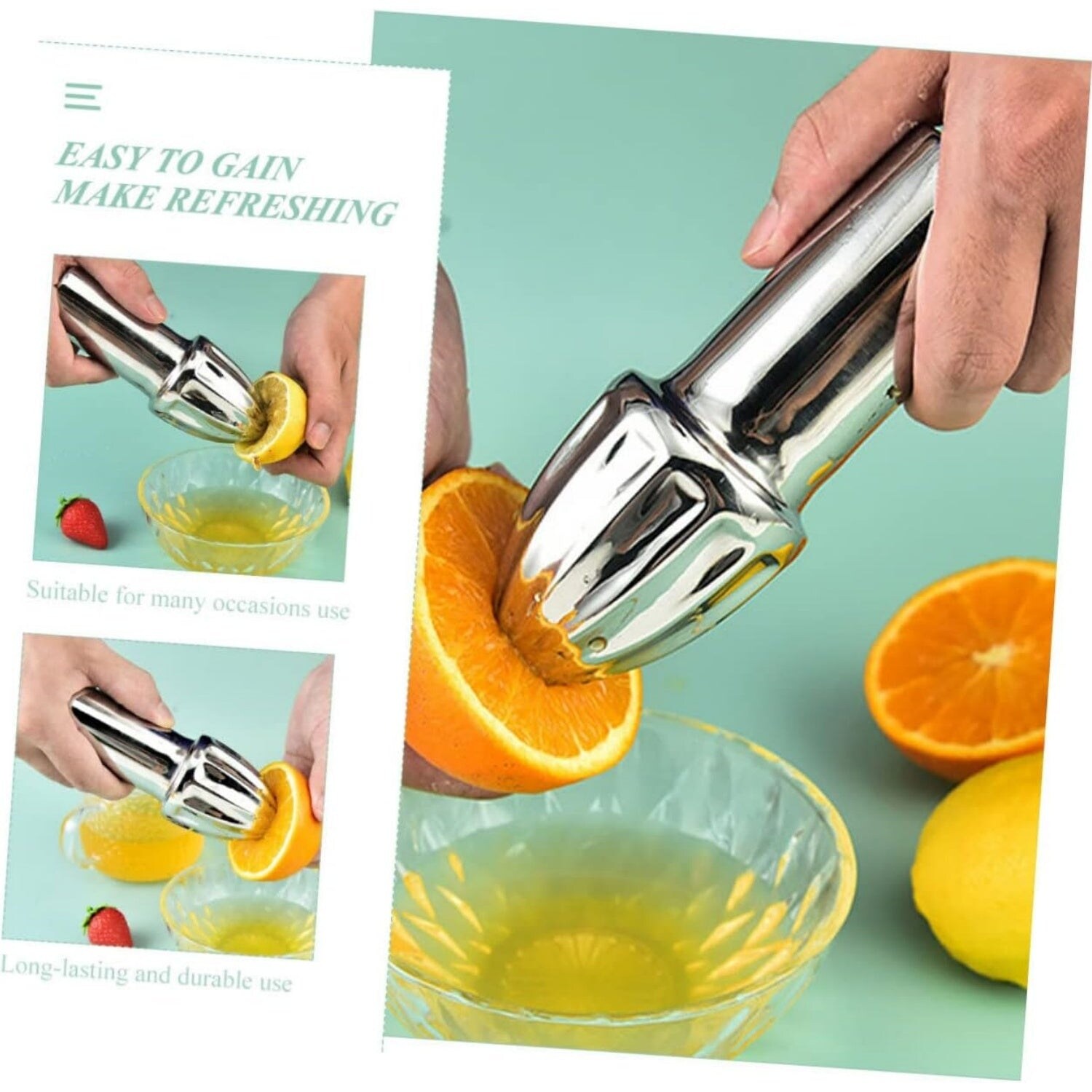 Metal hand juicer best sale