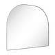 preview thumbnail 6 of 31, TEHOME Dezerae Large Arch Mirror for Mantel, 40'' W x 32'' H