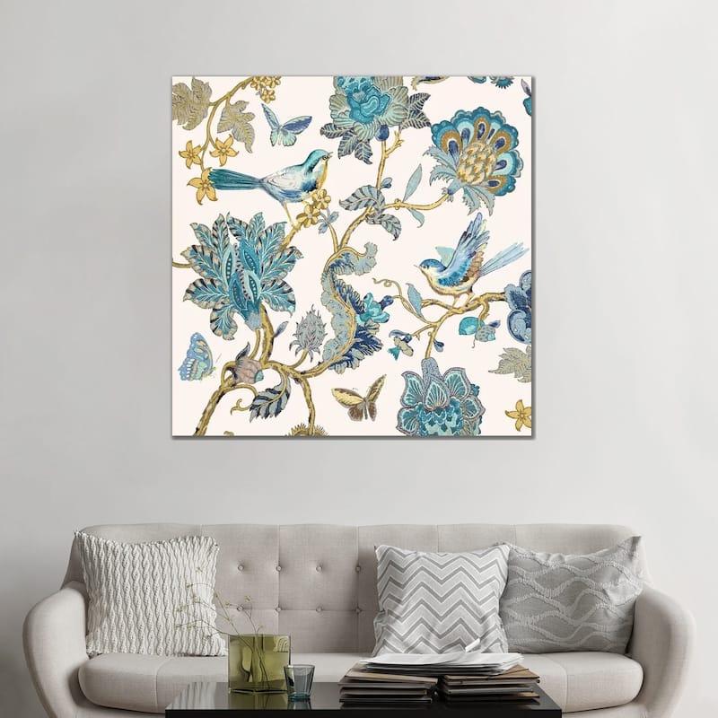 iCanvas "Passing Thru II - Teal" by Renee Campbell Canvas Print