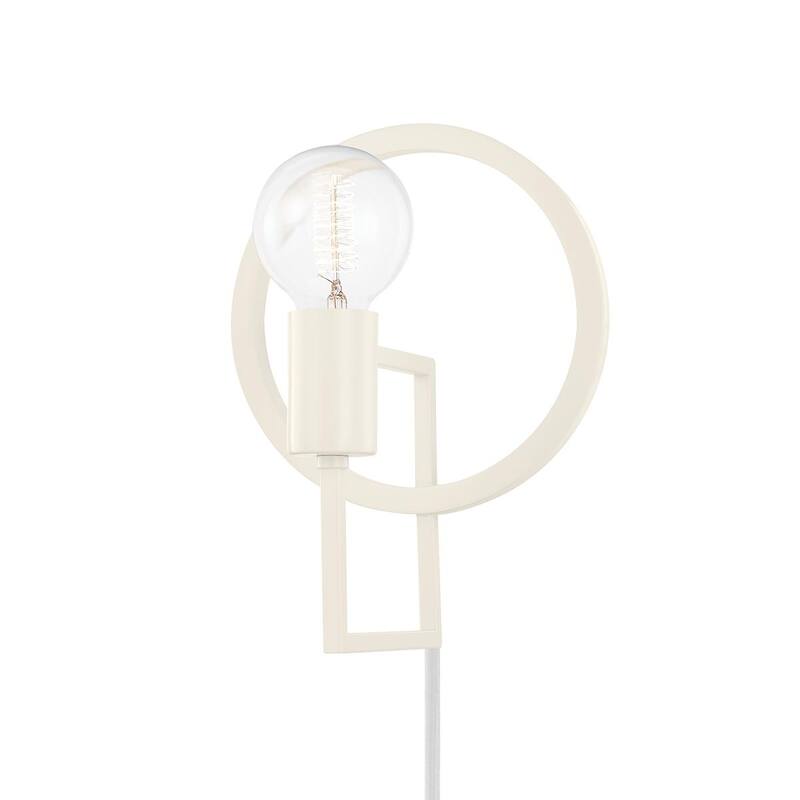 Mitzi By Hudson Valley Tory 1 Light Portable Wall Sconce Soft Scream