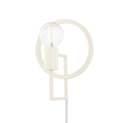 Mitzi By Hudson Valley Tory 1 Light Portable Wall Sconce Soft Scream