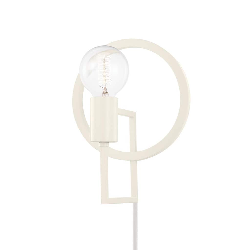 Mitzi By Hudson Valley Tory 1 Light Portable Wall Sconce Soft Scream