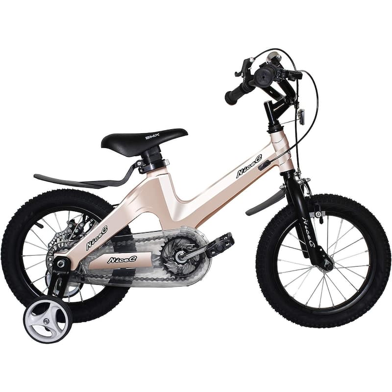 Training Wheel Bike, Kids Bike Boys Girls, BMX Mountain with Dual Disc Brake 12-14-16-18 inch - 14‘’ CHAMP