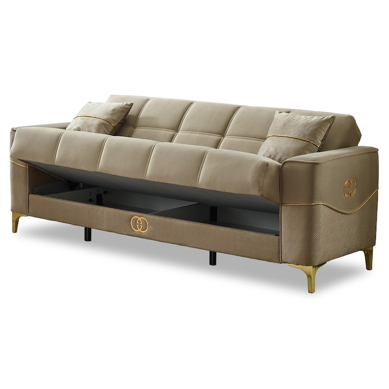 Cairns 3-Pieces Comfortable Sleeper Modern One Sofa Two Chair Living Room Set