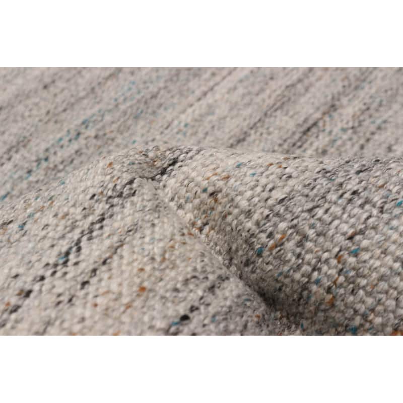 Boho Grey Kilim 5'1" x 8'3" - 5'1 x 8'3