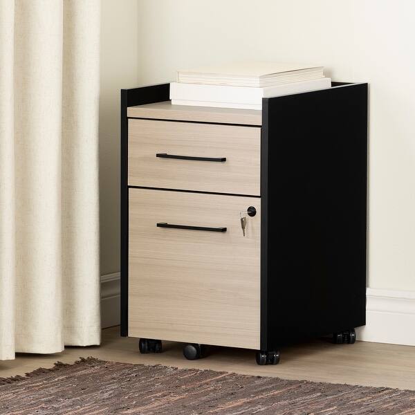 Shop South Shore Kozack 2 Drawer Mobile File Cabinet Overstock 32183946