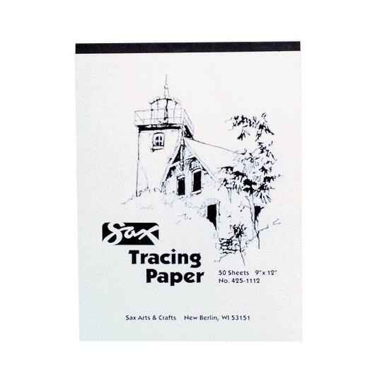 Shop Sax Tracing Paper Pad 25 Lbs 11 X 14 Inches 50 Sheets Overstock 16729750