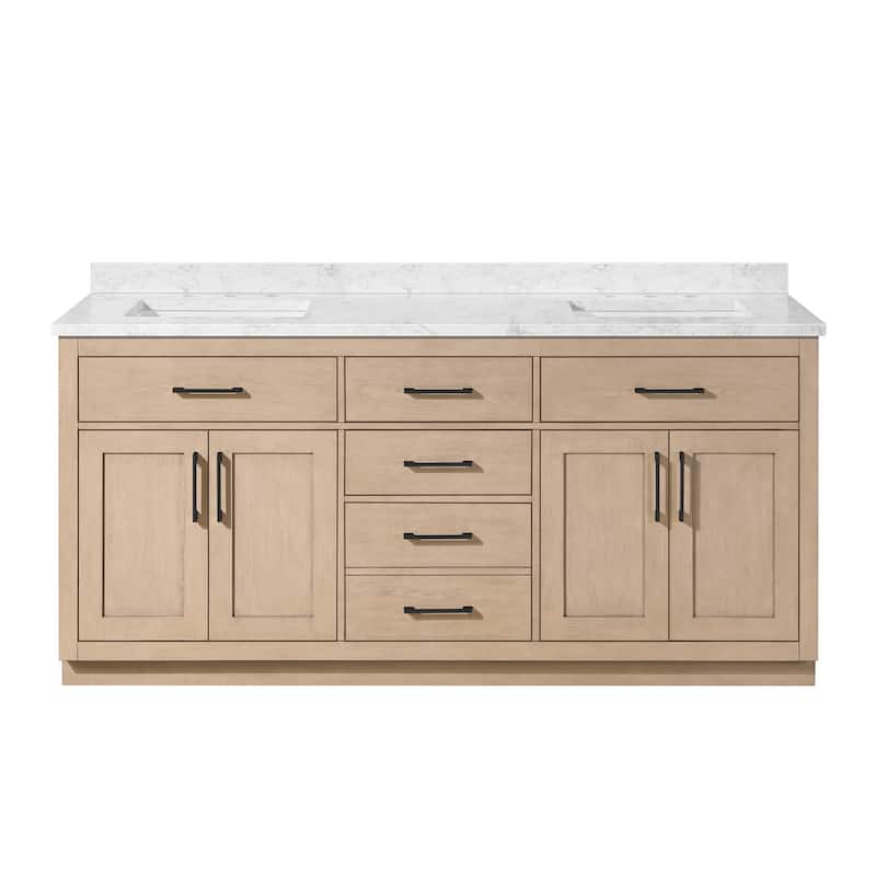 Athea Bathroom Vanity with White Engineered Marble Top